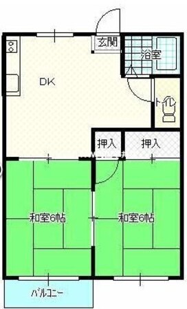 グリーンハウスの物件間取画像